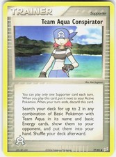 Pokemon TCG Team Aqua Conspirator Team Magma vs Team Aqua 77/95 Uncommon LP on eBay