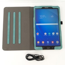 Samsung Galaxy Tab A 2016 10.1" 16GB SM-T580 Wi-Fi Black Tablet Bundle Tested