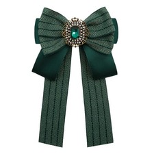 Womens Bow Tie Adjustable Rhinestone Bowtie Ladies Girls Pre-Tied Shirt Suit