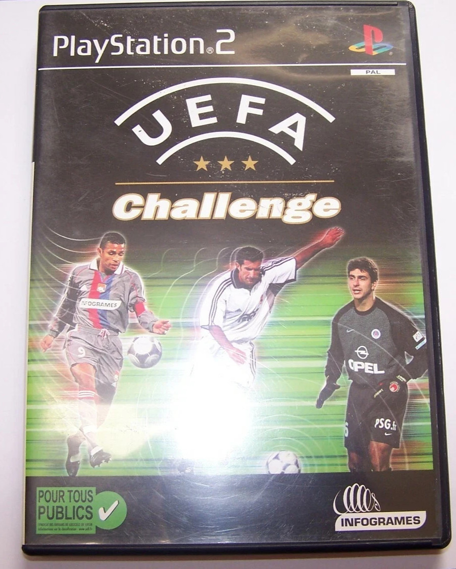 UEFA CHALLENGE  -  PS2 - VF - BOITE CD NOTICE /PLAYSTATION 2 RARE PETIT PRIX