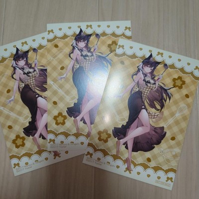 Azur Lane Atago Post Card 3 Set