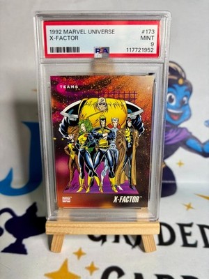 Marvel Universe X-Factor Team PSA 9 #173 1992 Impel Cover Limited Series Leader
