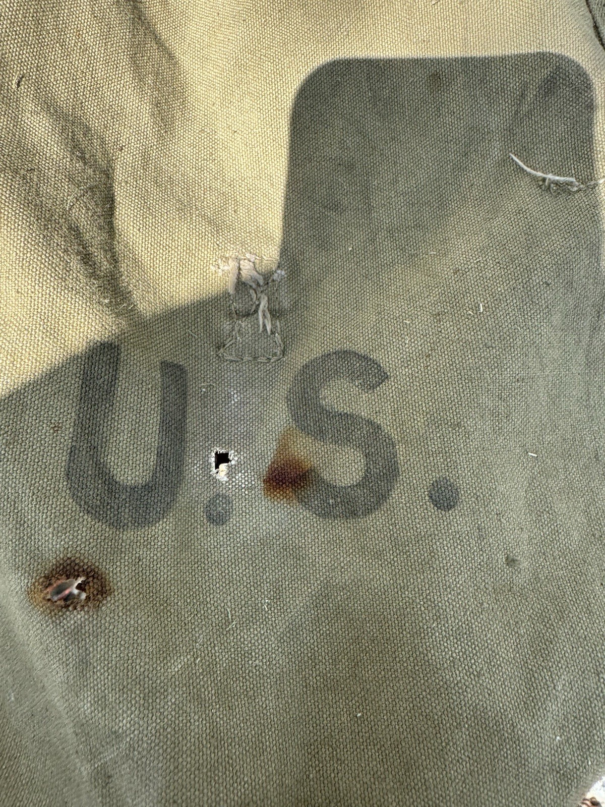 US Army Military M1910 Haversack Backpack Field Gear As Is