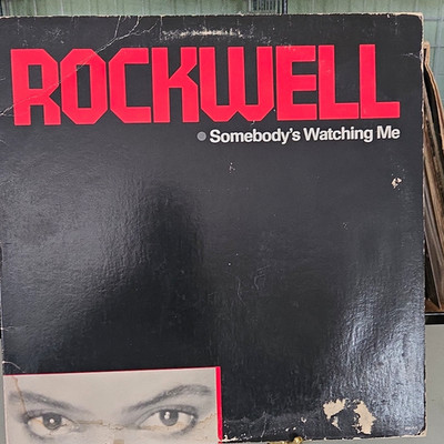 Rockwell Somebody's Watching Me 1984 12'' LP 33 RPM Black Vinyl Motown 6052ML