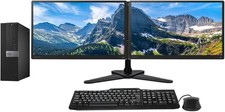 Dell 7050 SFF Desktop PC i7 up to 32GB RAM 1TB SSD 23" Monitors Win11 WiFi