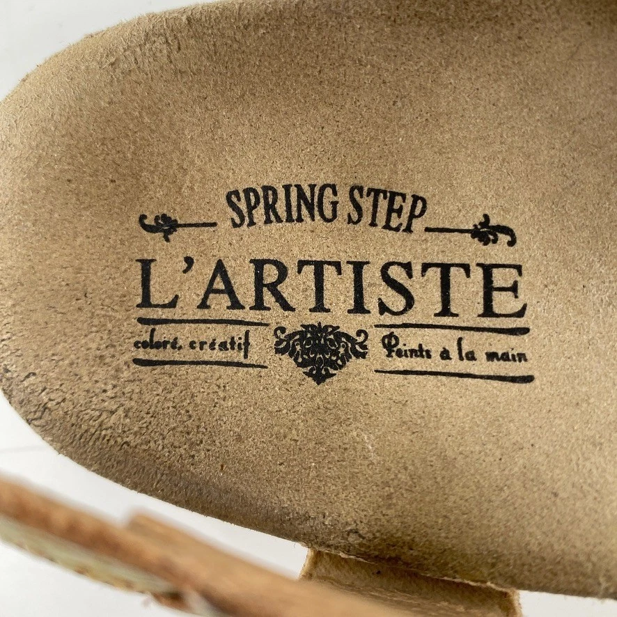 Spring Step L'Artiste Novato Grym Womens Sandals Size 39 Multicolor Leather - Image 4 of 4