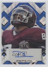 2022 Leaf Metal Draft Portrait Blue Wave 6/25 DeMarvin Leal #PA-DL1 Auto 4z8