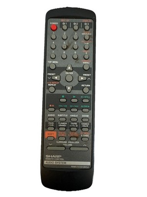 Sharp Audio System Remote RRMCG0291AWSA,  Bx28