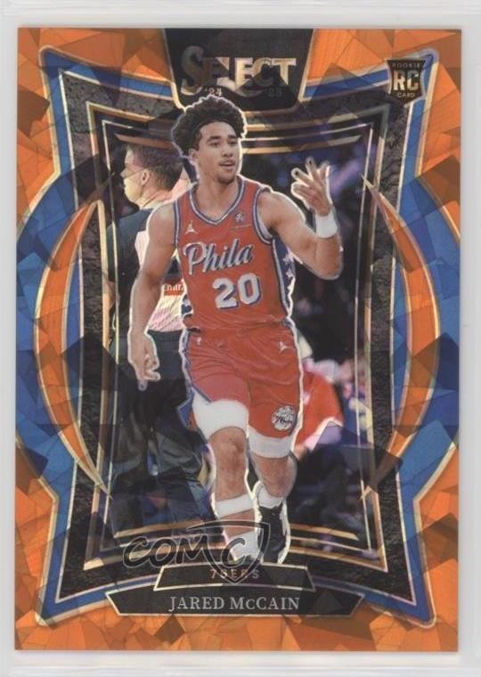 2024 Select Concourse Orange Cracked Ice Prizm /275 Jared McCain Rookie RC 0h6x