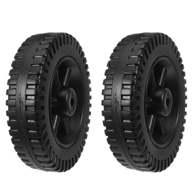 #ad #ad 2 PCS Hollow Blow Molding Wheel 6 Inch Mower Replacement Wheels Garden Tiller $21.52