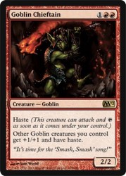 Goblin Chieftain - 138/249 - Rare - Magic 2012 Core Set
