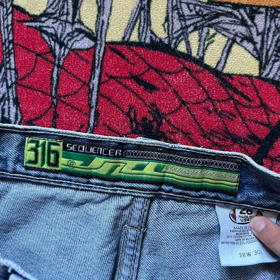 Secuenciadores vintage Grail JNCO años 90 talla 28x30 ¡RAROS! gran ajuste abierto a ofertas Foto 3 de 4