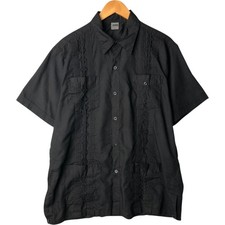 Used AIS short sleeve Mexican shirt Cuban shirt box shirt men's XL equivalent