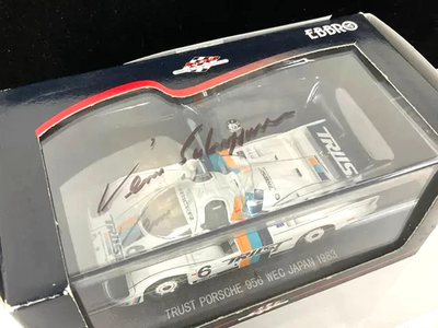 EBBRO Porsche 956 Trust WEC Japan 1983 Racing Car Signed