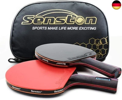 Senston Professional Tischtennisschläger 2-Spieler-Set mit