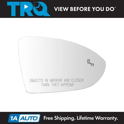 TRQ Right Mirror Glass Fits 2015-2021 Volkswagen Golf 2015-2019 Golf R GTI