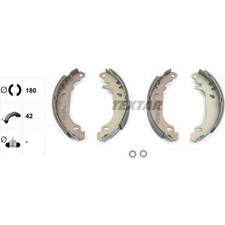Textar 91037400 Bremsbackensatz für RENAULT 11 19 19 I 21 9 CLIO RAPID SUPER 5