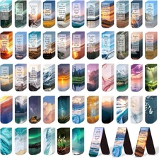100 Pack Bible Magnetic Bookmarks Christian Magnet Bookmark Clips for Women Men