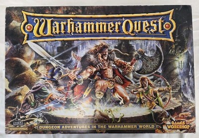 1995 Warhammer Quest Game by Games Workshop Uk Version Unpaited READ DISCRIPTION