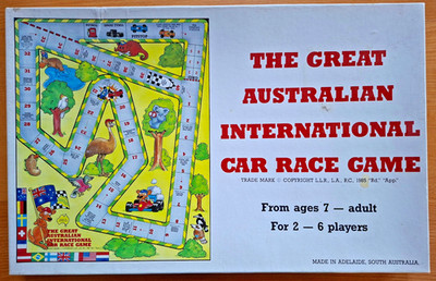 The Great Australian International Car Race Game - von 1985
