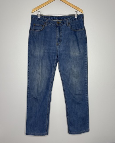 Bills Khakis Jeans Mens 34x29 Blue Classic Fit 100% Cotton Made USA 5 Pocket