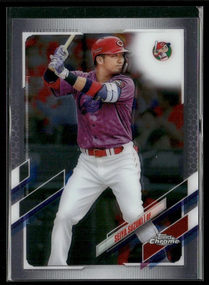 Seiya Suzuki 2021 Topps Chrome NPB Carp, Cubs, WBC Japan