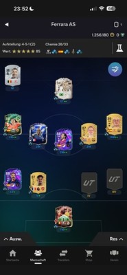 EA Sports FC 26 Ultimate Team mit R9 und 1.25 Mio Coins für die Playstation 5