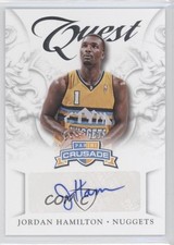 2012-13 Panini Crusade Quest Auto Jordan Hamilton #69 Auto 0a1