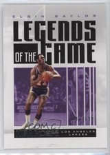 2020-21 Panini NBA Hoops Legends of the Game /699 Elgin Baylor #64 HOF 0rd2