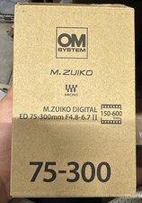 Olympus M.Zuiko Digital ED 75-300mm f/4.8-6.7 II Telephoto Zoom Lens for M43