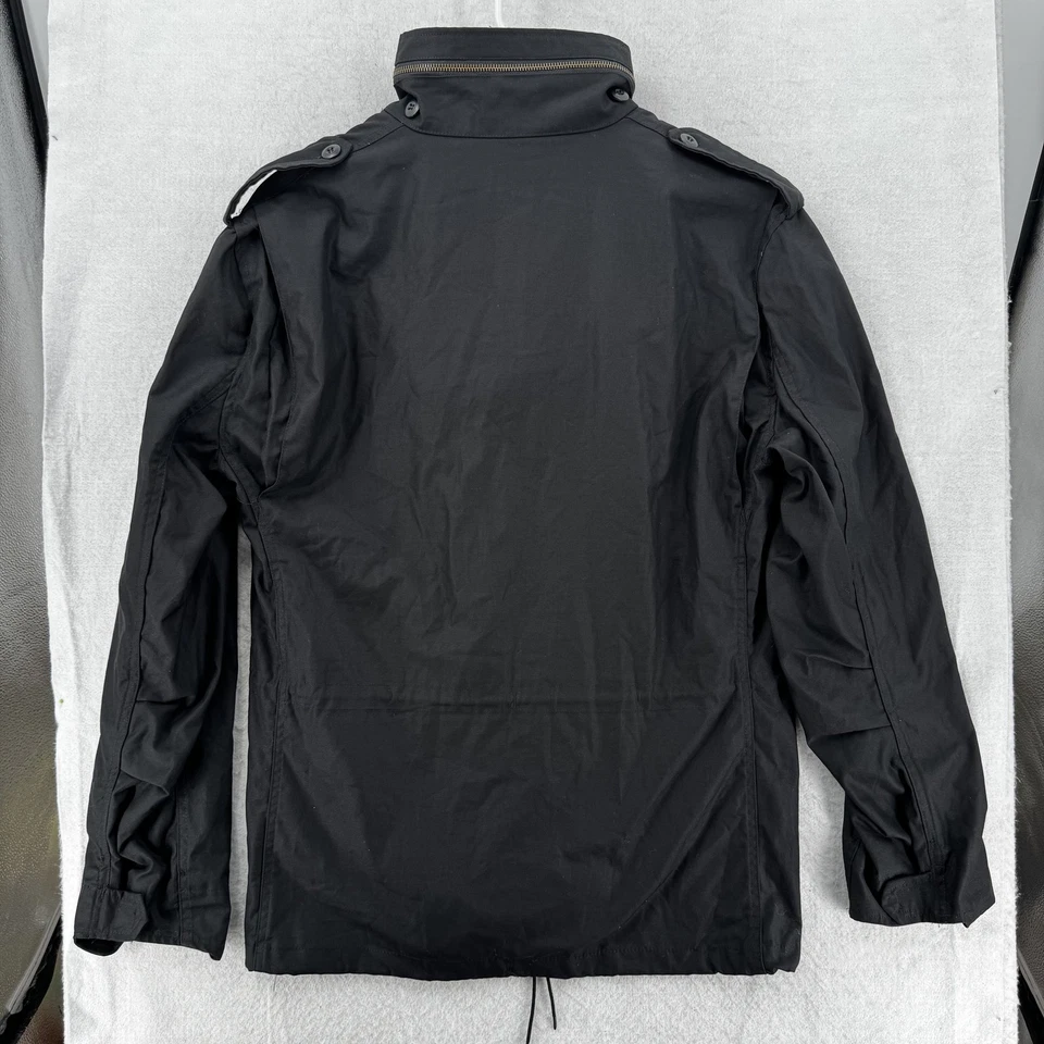 Brandit Jacket Mens Large Black M65 Field Military Style Hooded Parka Coat NWT - Image 2 of 4