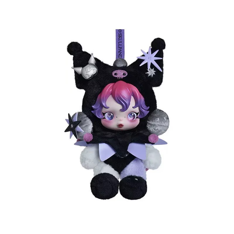 Authentic Skullpanda x My Melody & Kuromi Series Plush Pendant