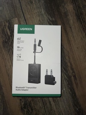 Ugreen Bluetooth Transmitter Audio Adapter For Traveling Wireless Audio