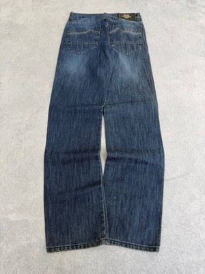 Vintage Y2K Bootcut Flare Jeans Faded Blue Denim Low Rise Streetwear Grunge Skat
