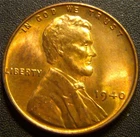1940 Lincoln Cent - Uncirculated Coin