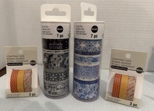 Washi Recollections Crafting Tape Lot 20 Rolls(Farmhouse, Teatime, Geometric)
