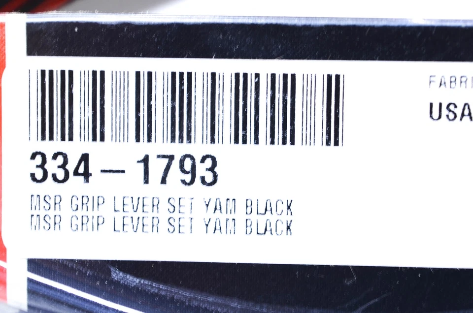 MSR 334-1793, 1SRYG62 2000 Yamaha YZ Dominator Grip Kit de palanca (agarre negro) Nuevo de Lote Antiguo Foto 3 de 3