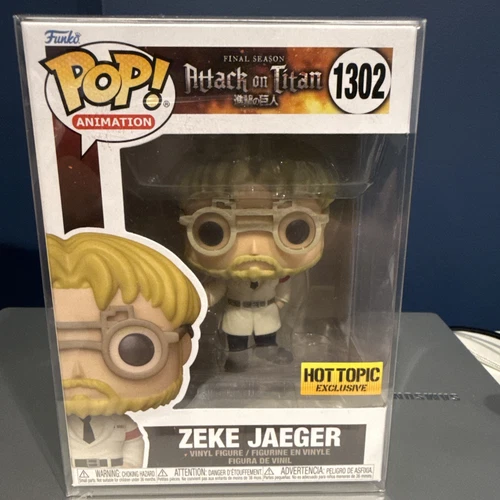 FUNKO POP ATTACK ON TITAN FINAL SEASON ZEKE JAEGER 1302 EXCLUSIVE HOT TOPIC READ