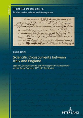 Scientific Crosscurrents between Italy and England | Lucia Berti | Buch | 2023