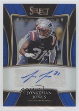 2021 Panini Select Signatures Blue Prizm /99 Jonathan Jones #SSP-JJO Auto 17a5