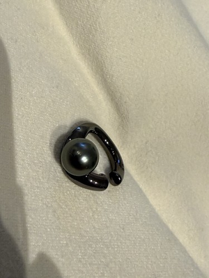 #ad #ad Mikimoto Passionoir Black South Sea Pearl Ear Cuff EARRING $700.00