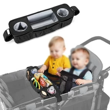 Stroller Snack Tray Compatible with Wonderfold W4, Wagon Parent Console Acces...