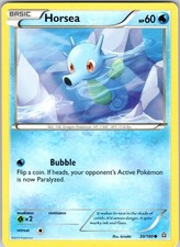 Horsea 30/160 Common Primal Clash Pokemon Moderately Played