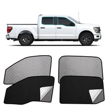 XCBYT 2015-2020 F150 Window Shades - Blackout  Ventilation, UV Sun Shade 4 ...