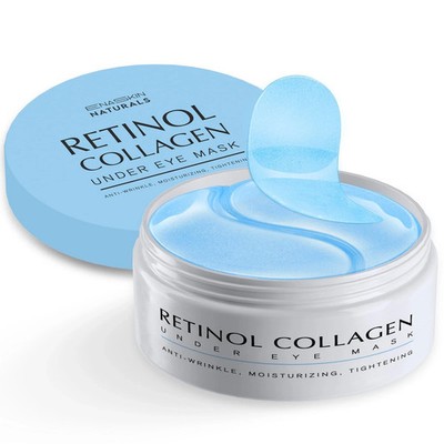 Enaskin Naturals Under Eye Patches for Dark Circles 30 Pairs Retinol Collagen...