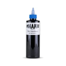 Dynamic Triple Black Tattoo Ink Bottle 8oz
