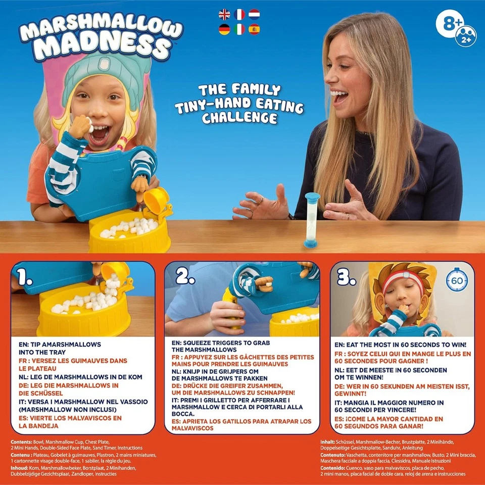 Marshmallow Madness - Tiny Hands Eating Game Age 8+ - Image 2 of 4