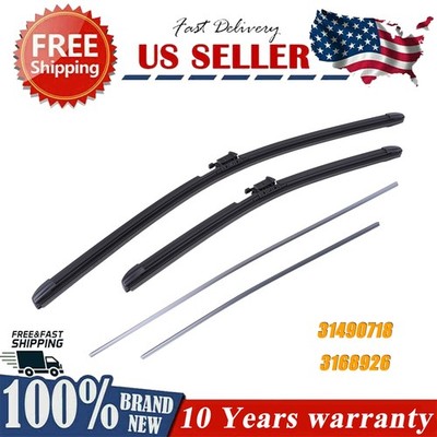 WINDSHIELD WIPER BLADES FOR VOLVO XC60 2018-2021 WITH WATER SPRAY REPLACEMENT US