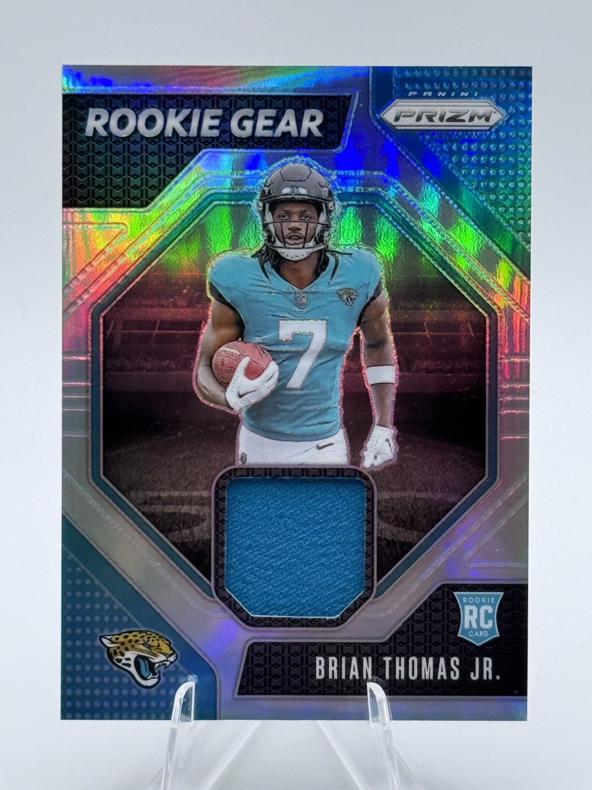 2024 Panini Prizm - Rookie Gear Brian Thomas Jr. #RG-BTJ (MEM, RC)
