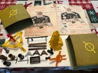 Vintage Marx Playset Tin Building Parts Ideal Launcher Jet Instruction Lot